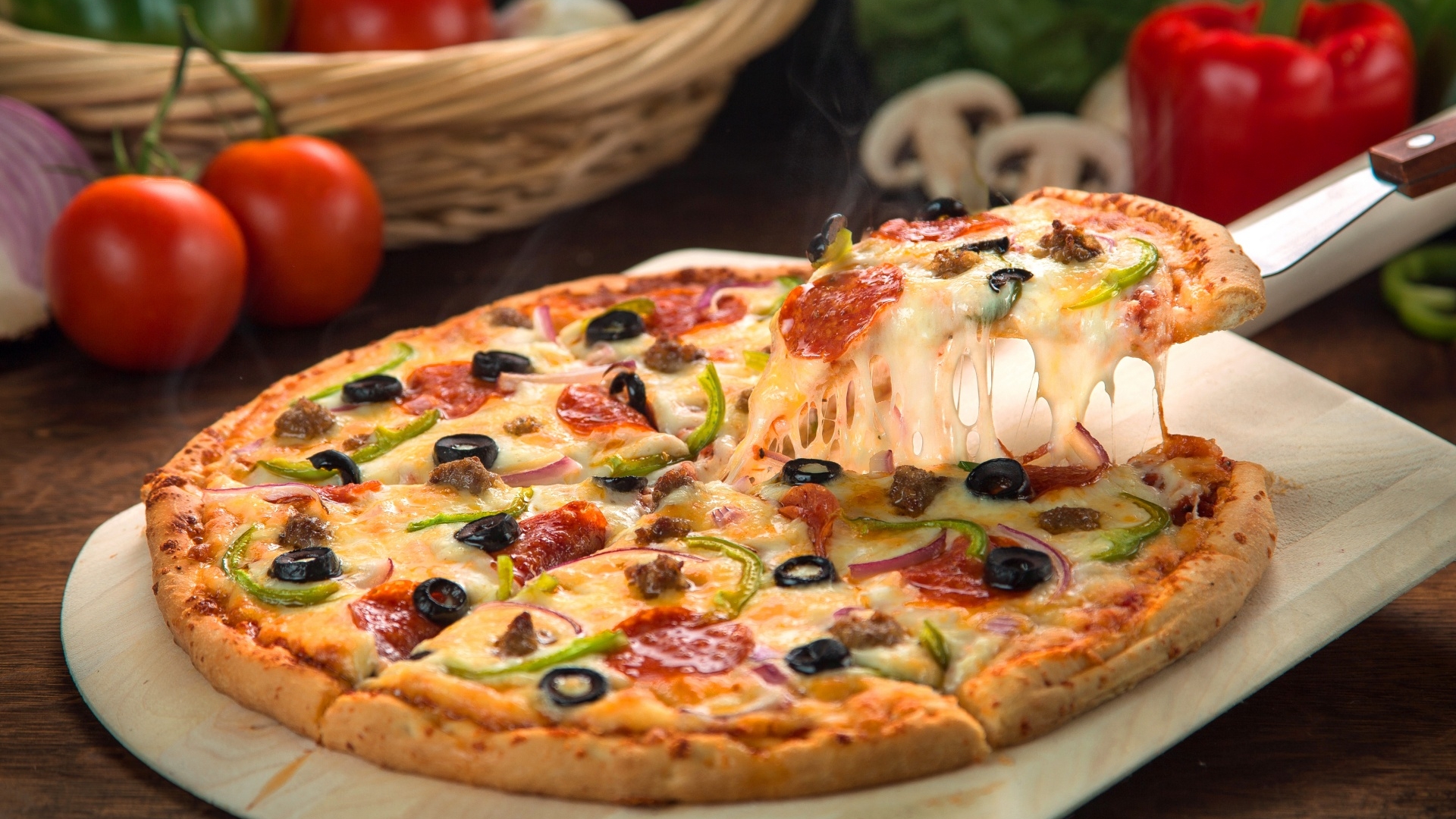 WOOD-FIRED PIZZAS