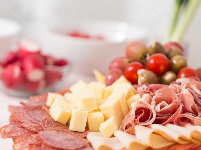 Hams and cheeses